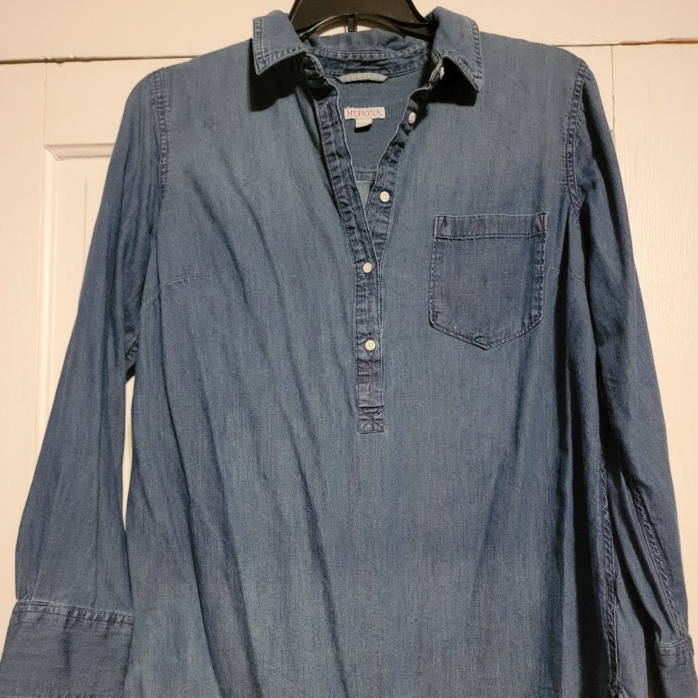 Merona XL denim top